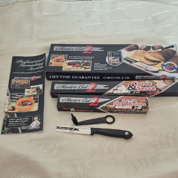 Master Chef 2 Carving Knife Set - Black - Picture 16 of 16